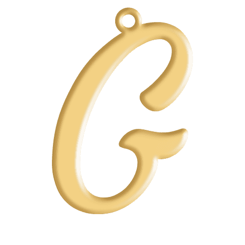 G Initial Pendant