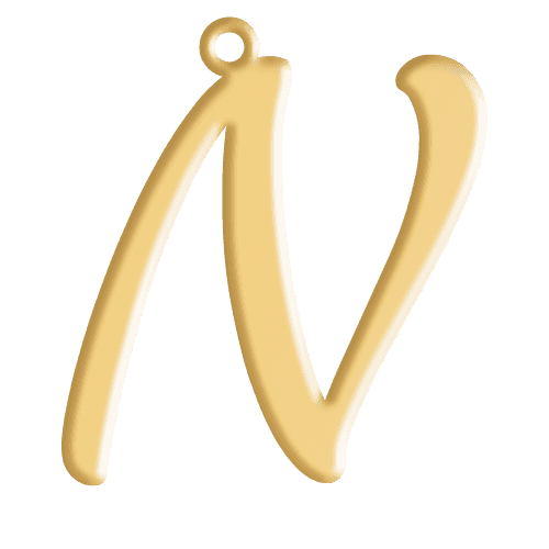 N Initial Pendant