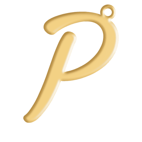 P Initial Pendant