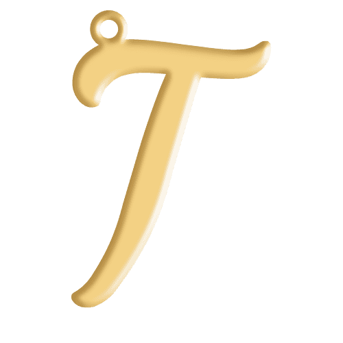 T Initial Pendant