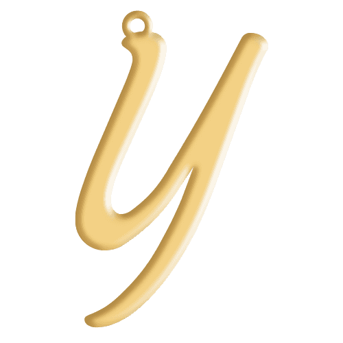Y Initial Pendant