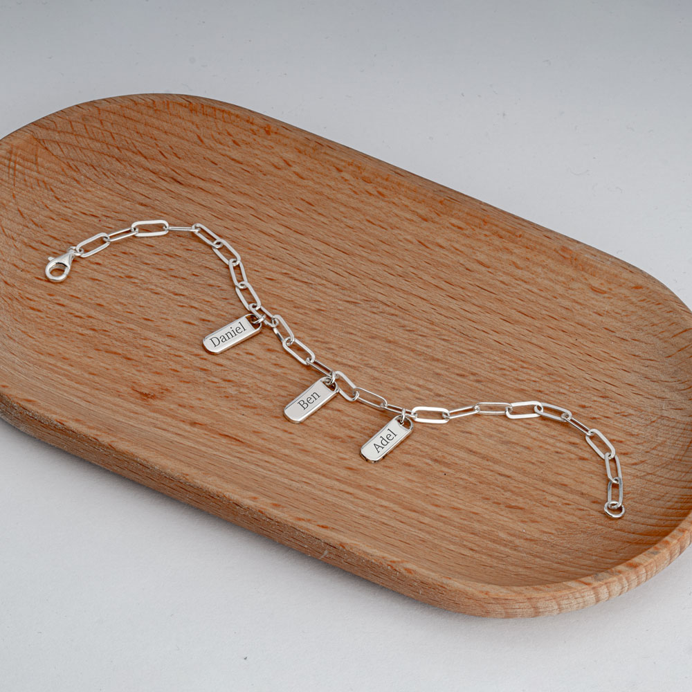 Paperclip Charm Bracelet