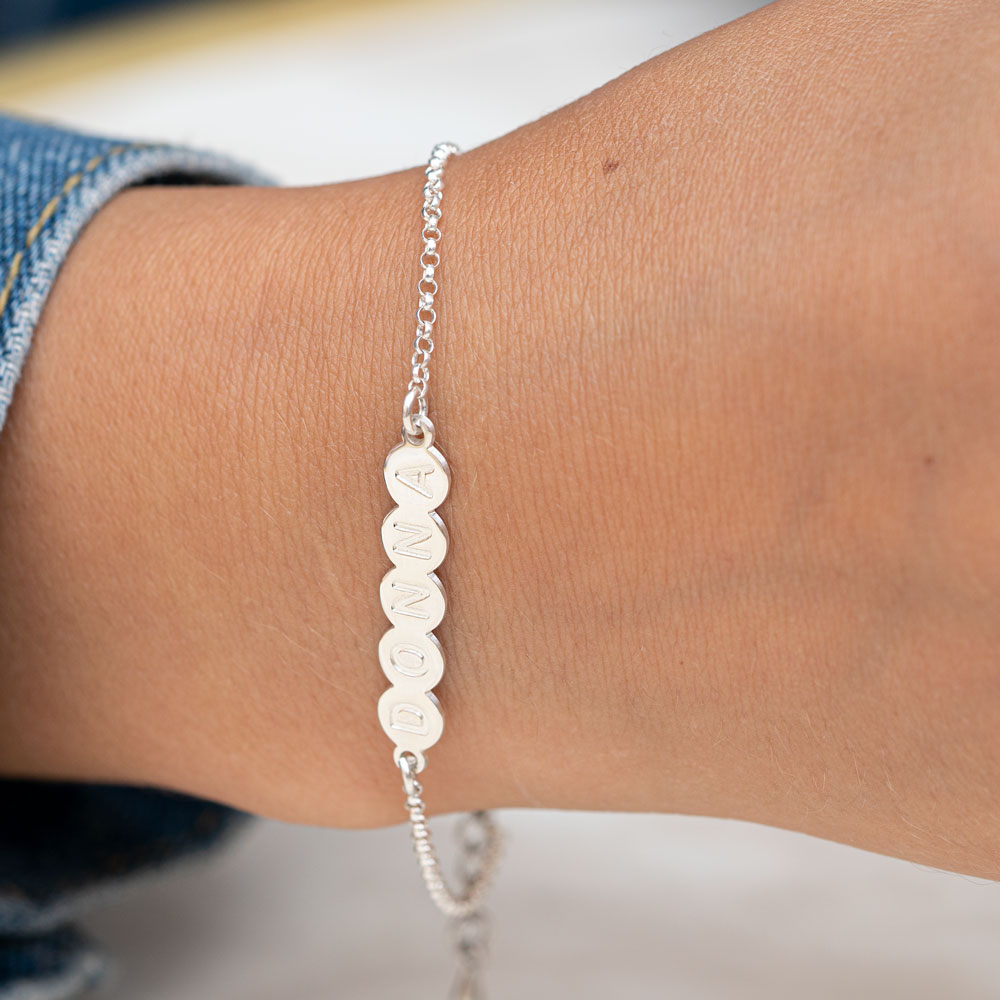 Sterling Silver Name Bracelet for Women
