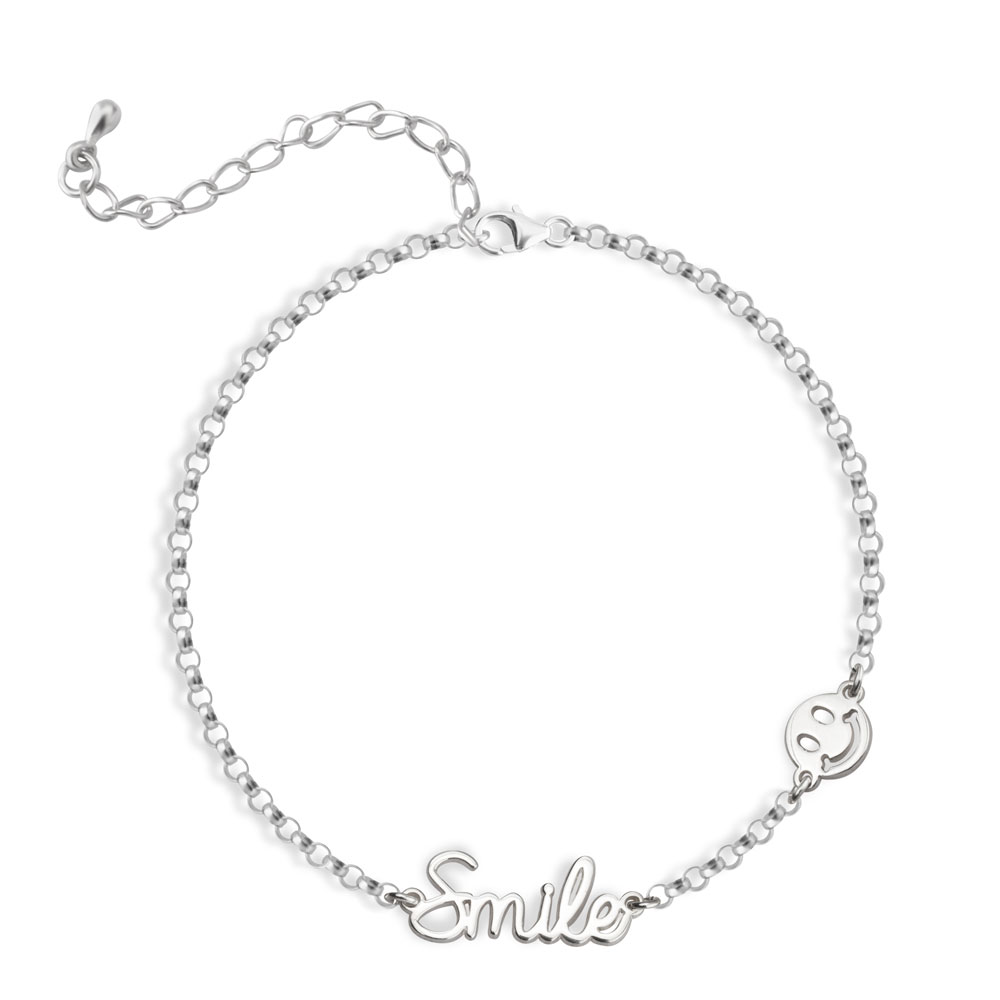 Smiley Face Anklet Bracelet
