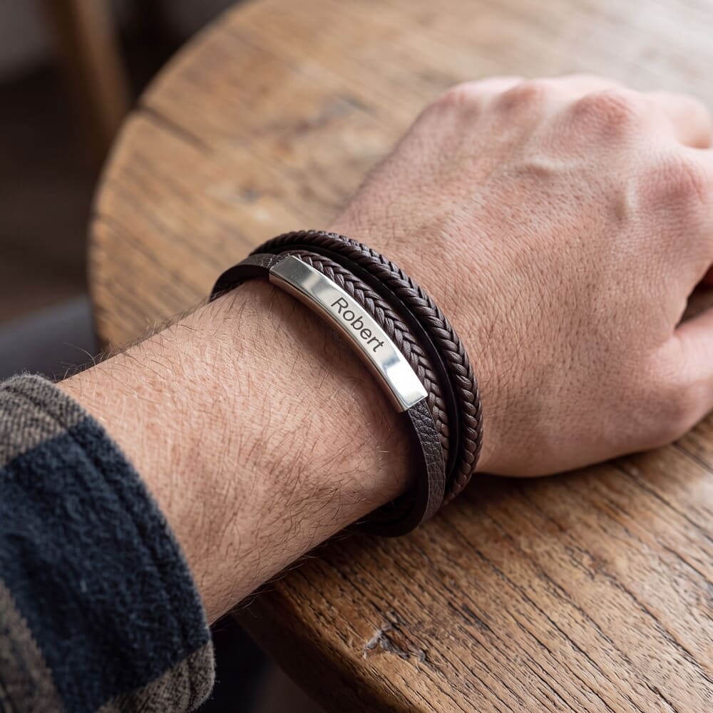 Brown Leather Bracelet