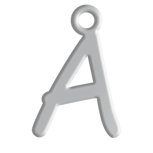 A Initial Pendant