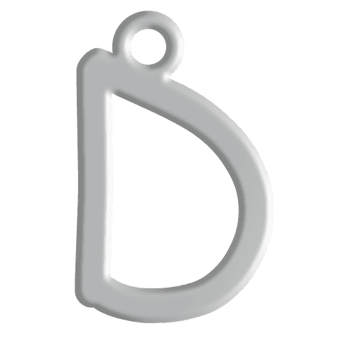 D Initial Pendant