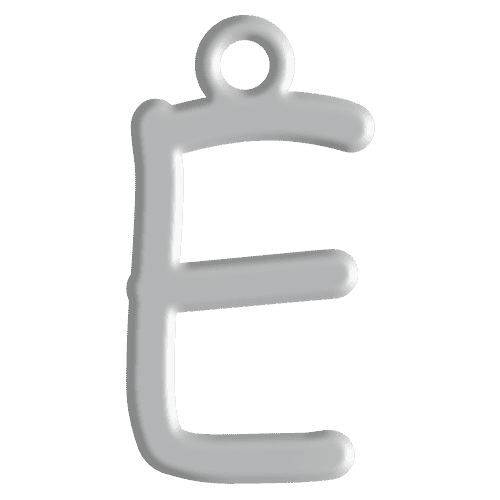 E Initial Pendant
