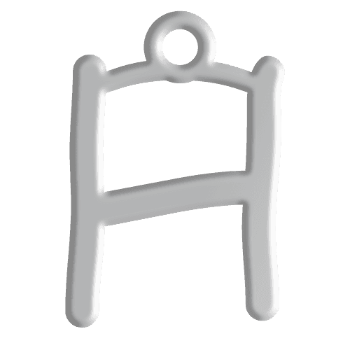 H Initial Pendant