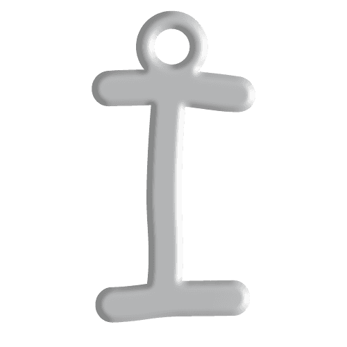 I Initial Pendant