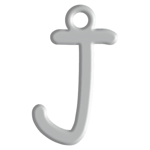 J Initial Pendant