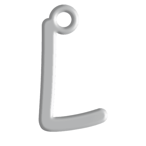 L Initial Pendant