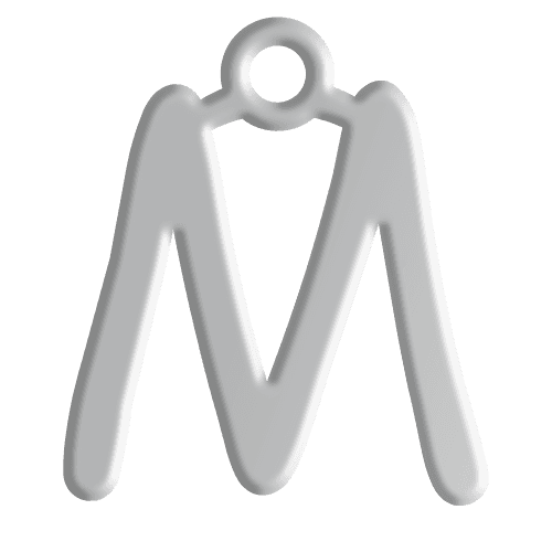 M Initial Pendant