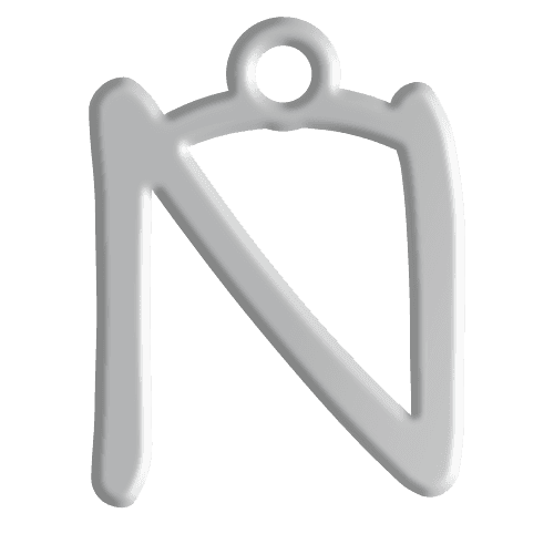 N Initial Pendant