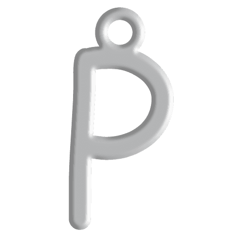 P Initial Pendant