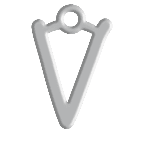 V Initial Pendant