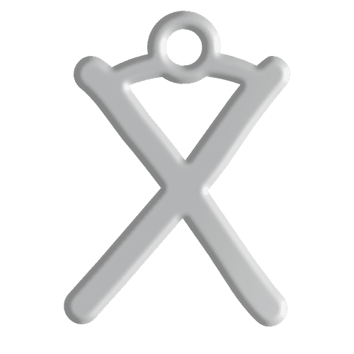 X Initial Pendant