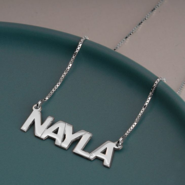 Capital Letters Name Necklace information