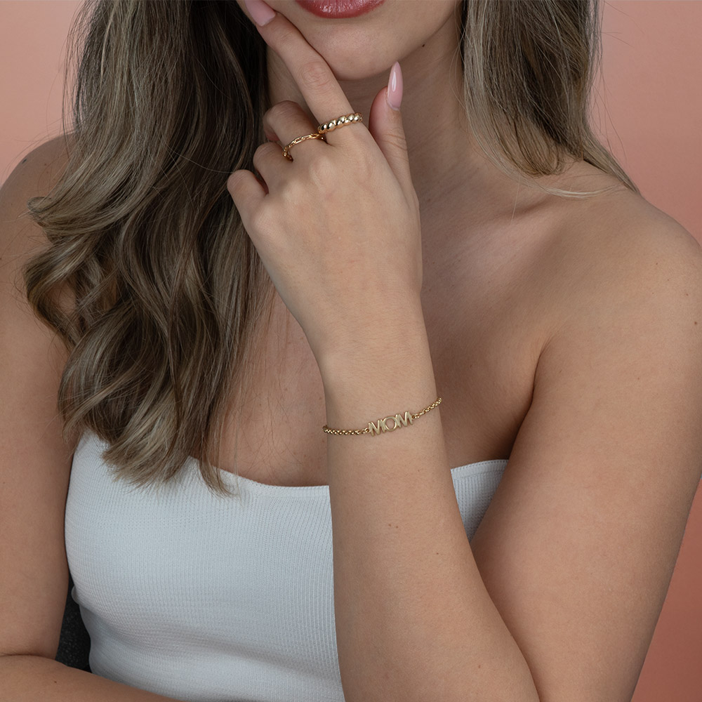 Dainty Mom Bracelet
