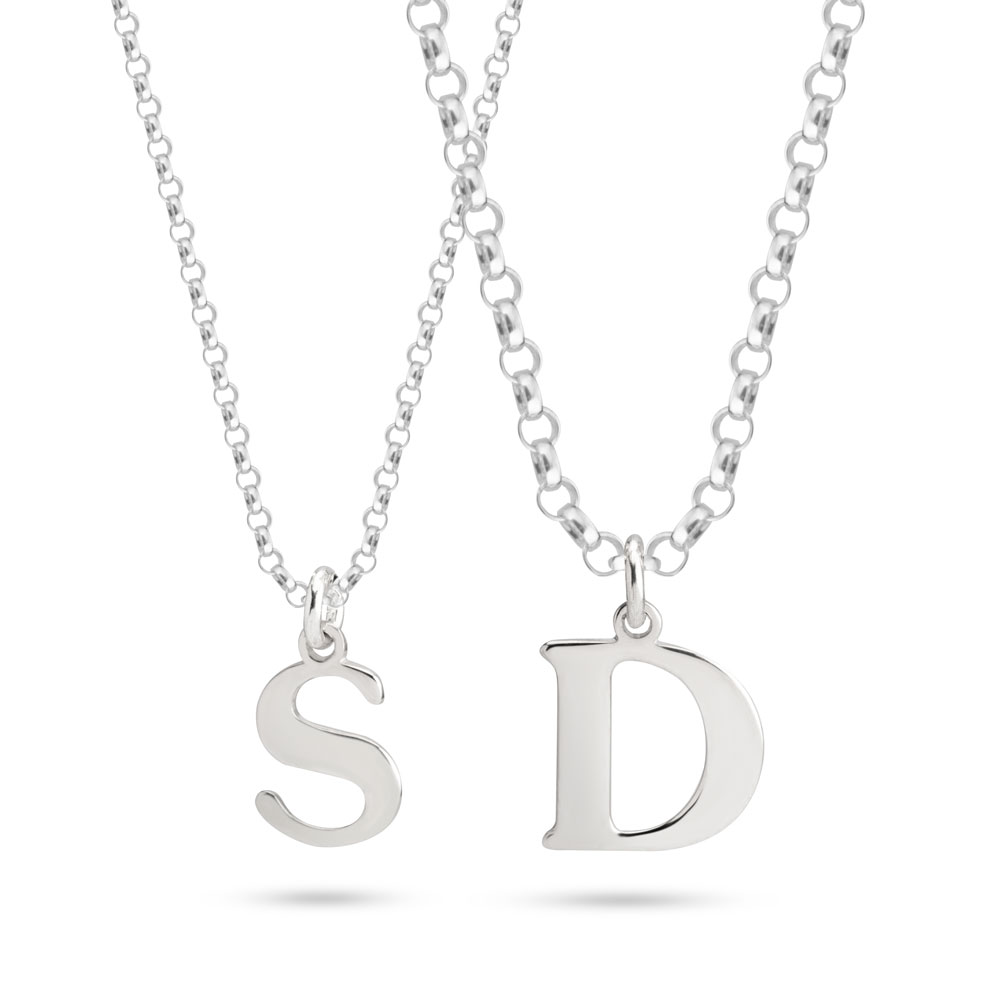 Initial Necklaces for Couples