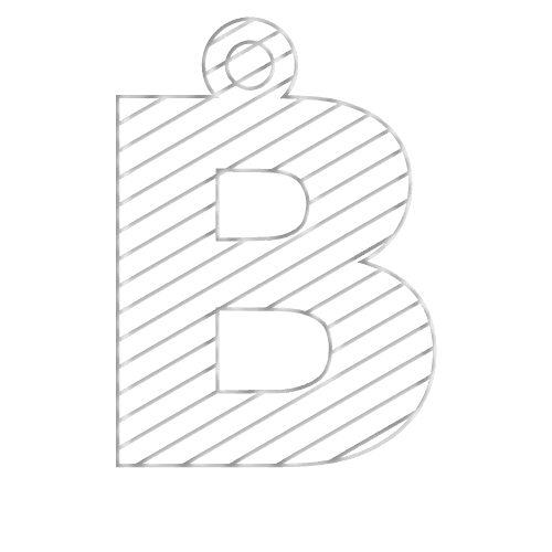 B Initial Pendant