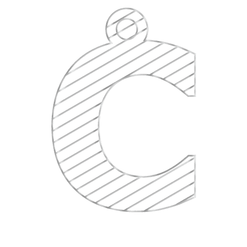 C Initial Pendant
