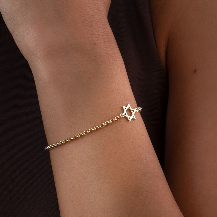 Star of David Bracelet For Women model