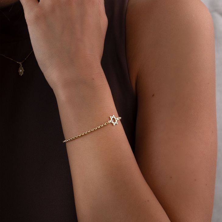 Star of David Bracelet For Women model
