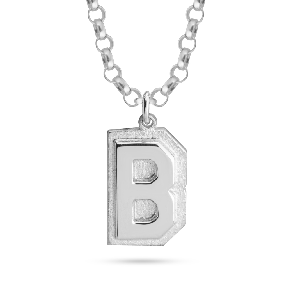 Initial Necklace - Double Plated