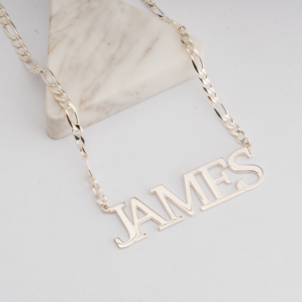 Mens Name Necklace
