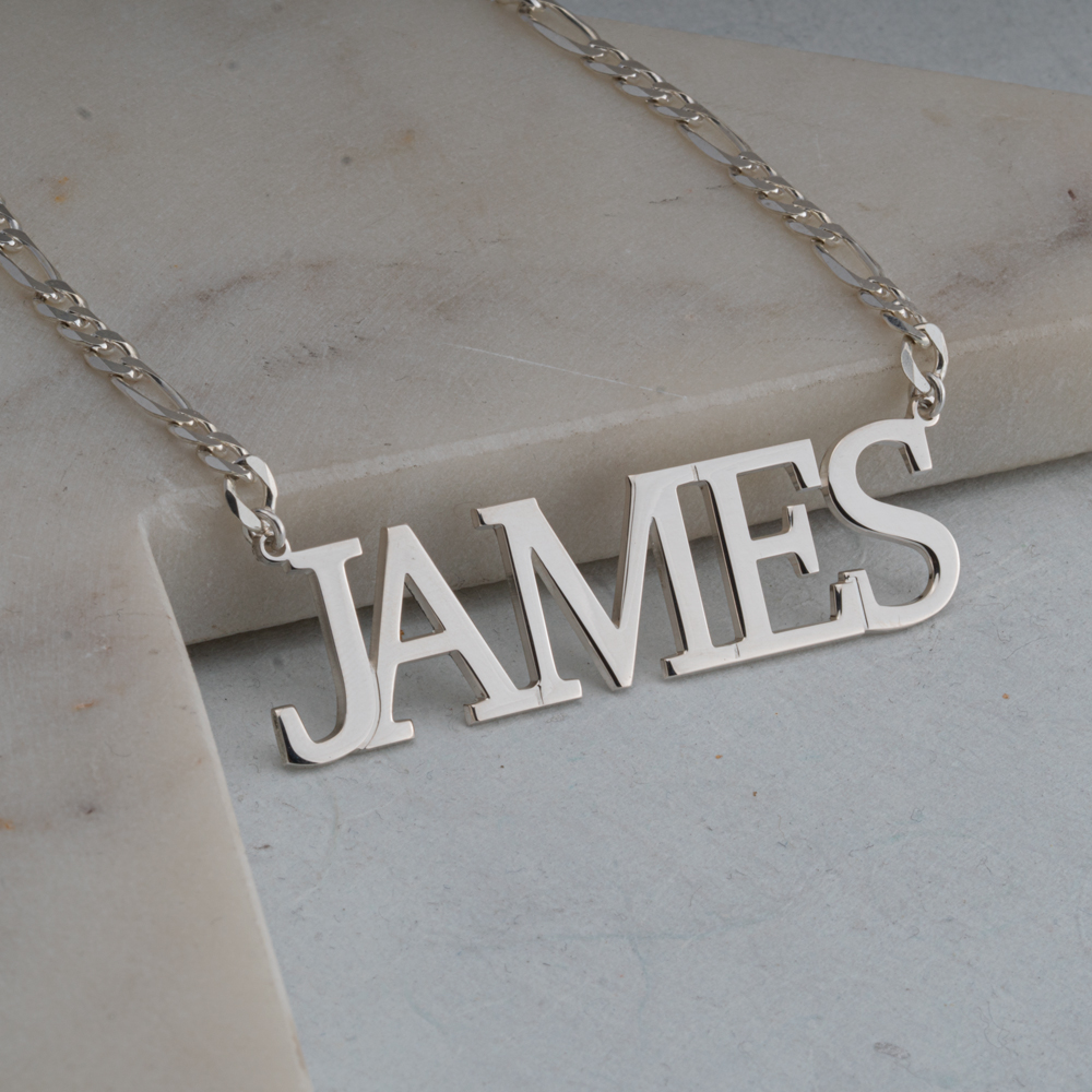 Mens Name Necklace