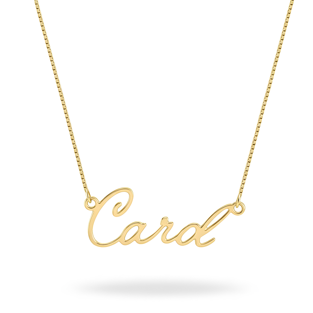 Modern Calligraphy Name Necklace