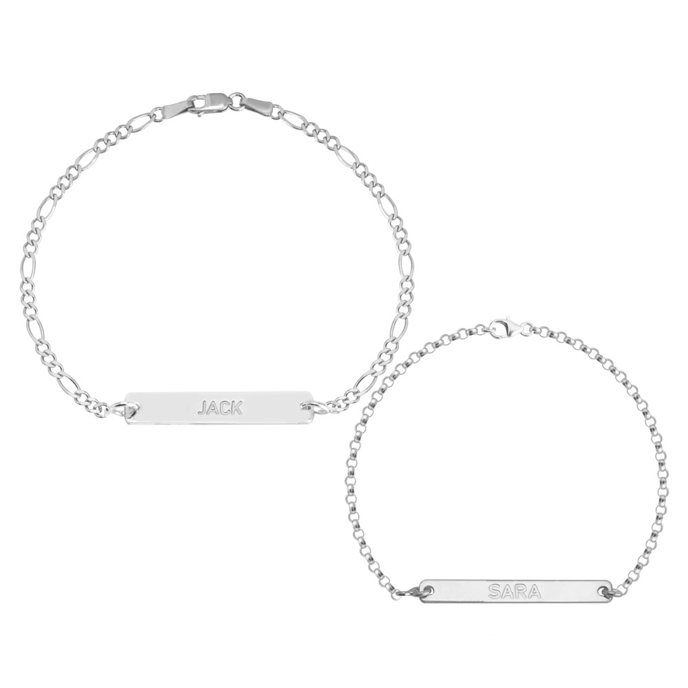 Engraved Matching Bracelets for Couples