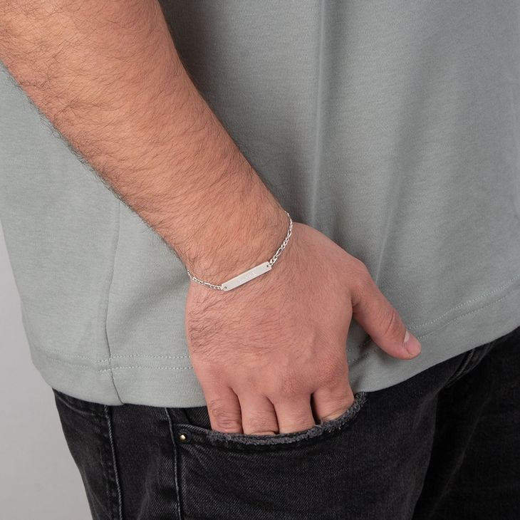 Engraved Matching Bracelets for Couples information