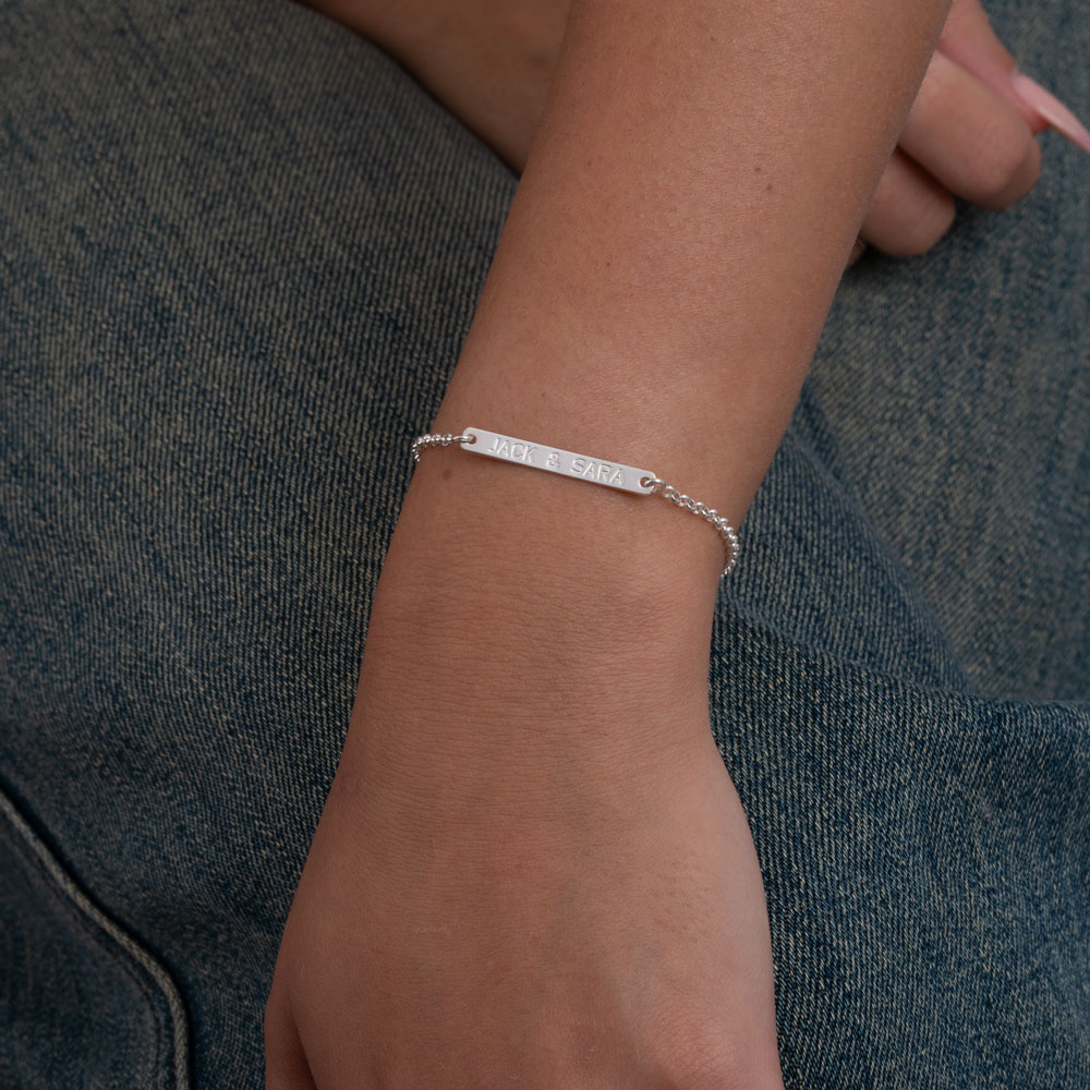 Engraved Matching Bracelets for Couples