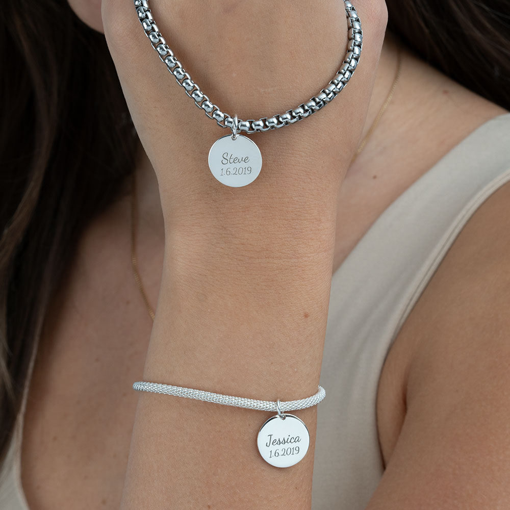 Matching Bracelets for Couples on a model - 2