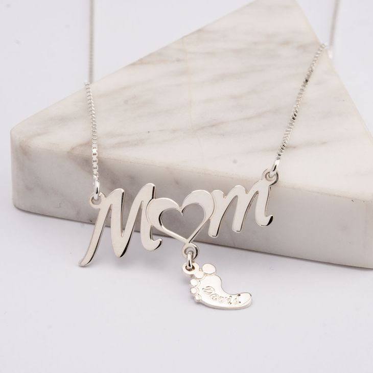 Baby Foot Necklace for Mom information