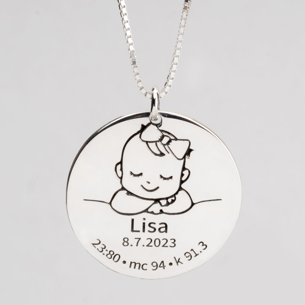 Personalized Baby Necklace