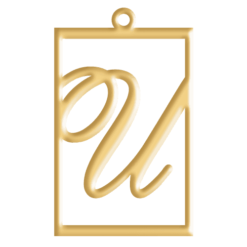 U Initial Pendant