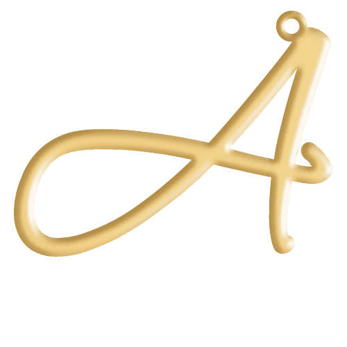 A Initial Pendant