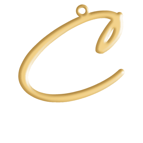 C Initial Pendant