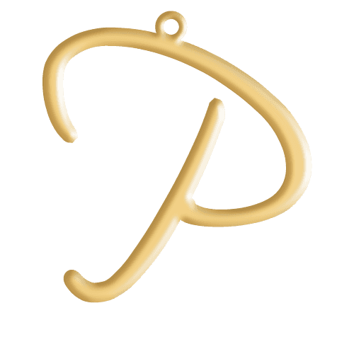 P Initial Pendant