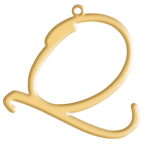 Q Initial Pendant