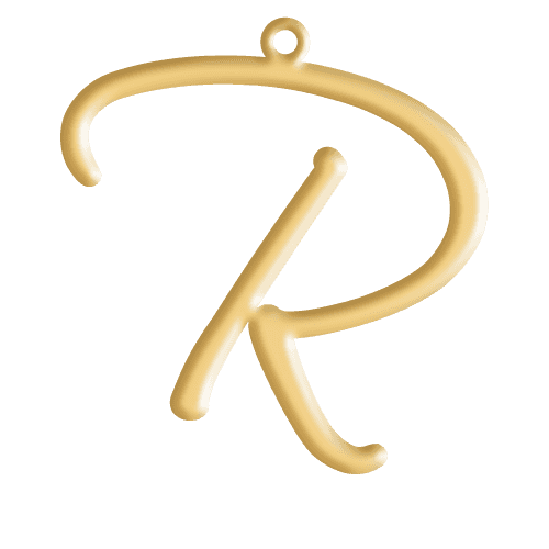 R Initial Pendant
