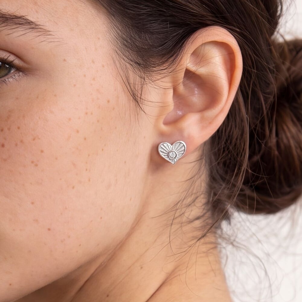 Diamond Heart earrings
