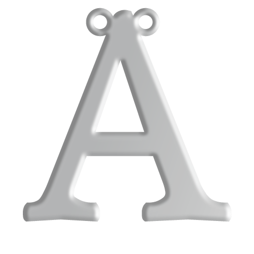 A Initial Pendant