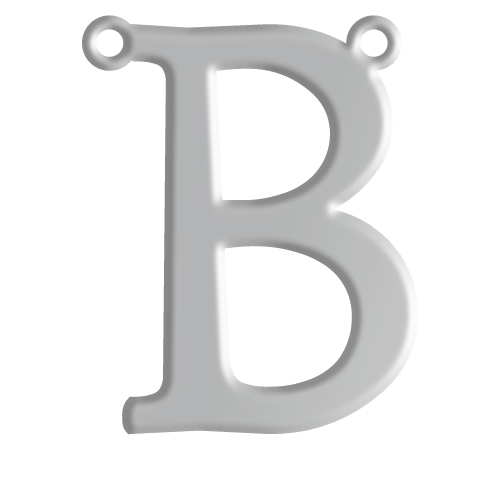 B Initial Pendant