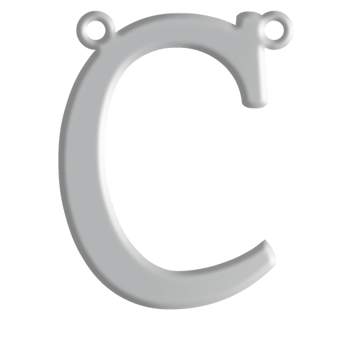 C Initial Pendant