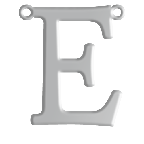 E Initial Pendant