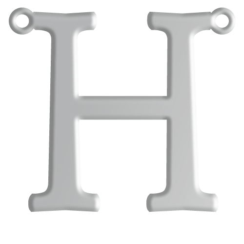 H Initial Pendant